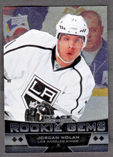 2012-13 Jordan Nolan Upper Deck Black Diamond Rookie RC Gems Kings #236