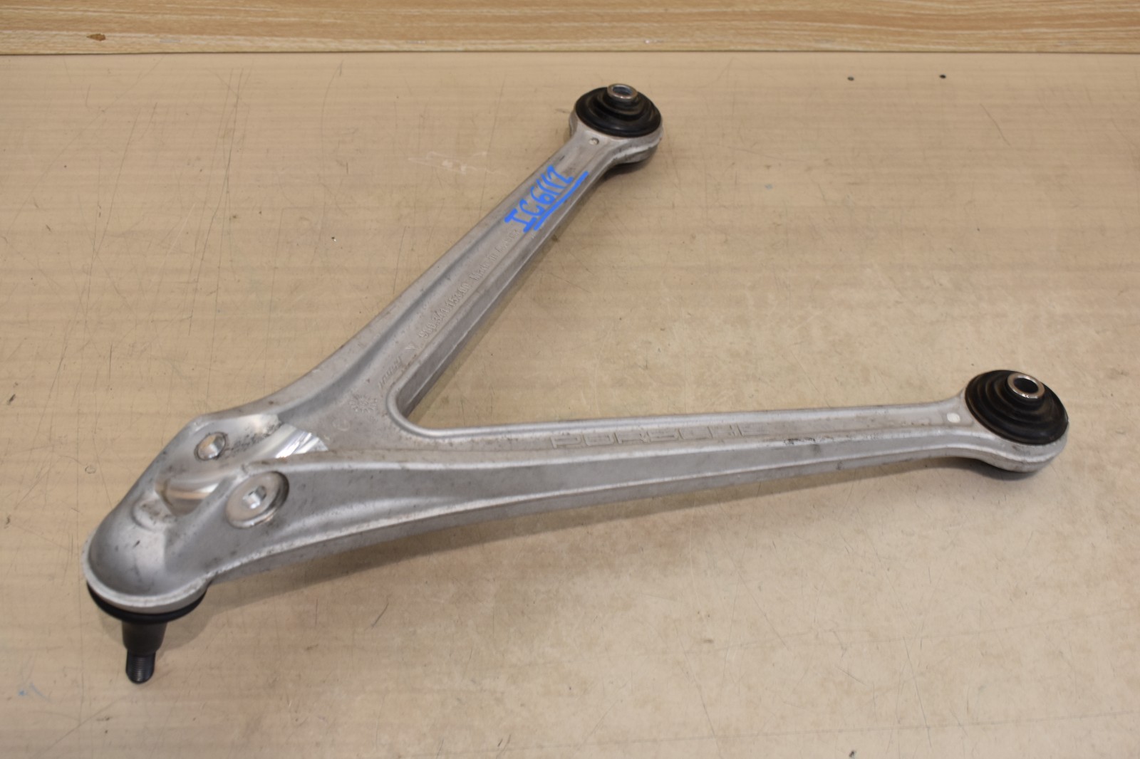 04-06 PORSCHE CARRERA GT FRONT SUSPENSION LOWER CONTROL ARM GENUINE 98034115300