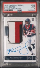 2018 National Treasures /99 Keke Coutee Rookie Patch Auto RPA #194 - PSA 9