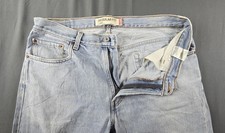 VTG Levi's 505 Jeans Mens 36x32 Blue Light Wash Regular Fit Straight Leg