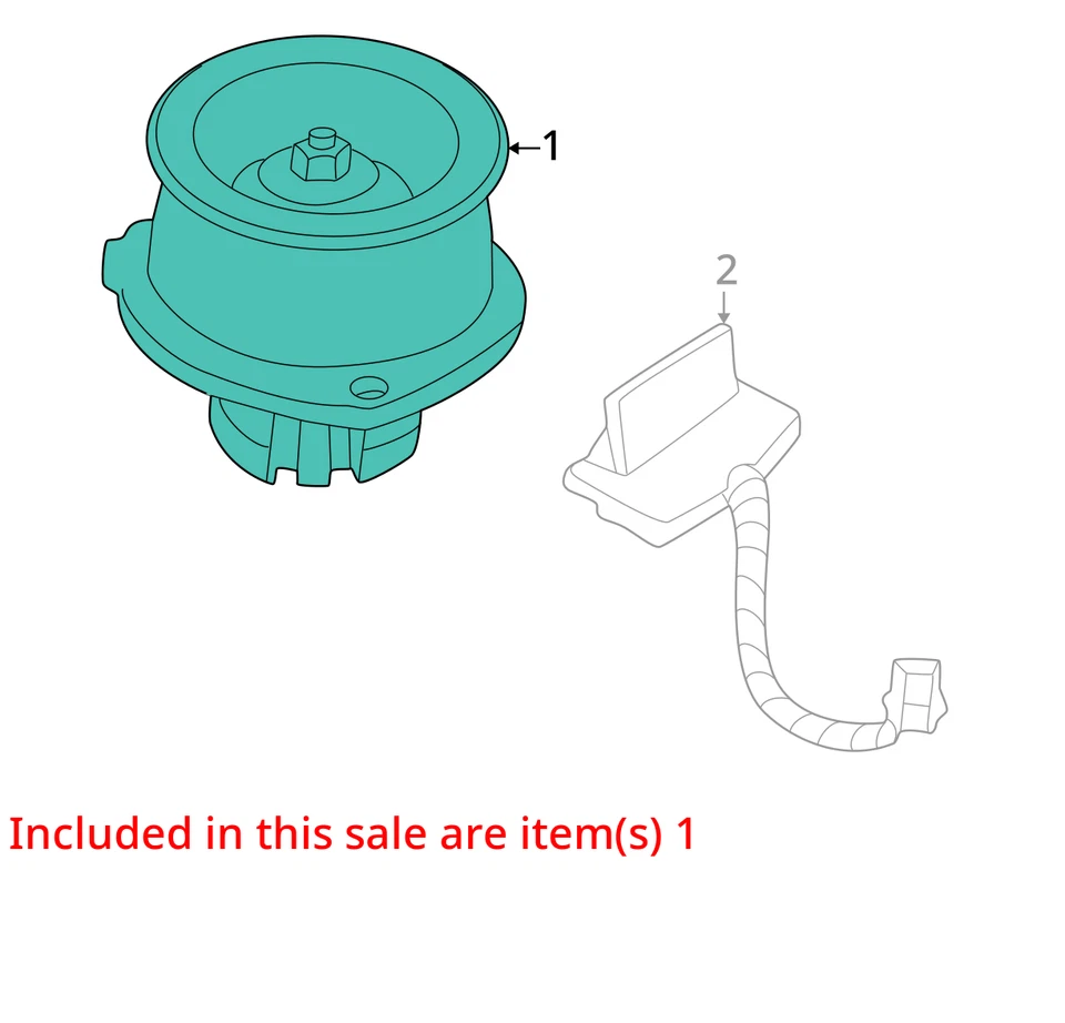 2002-2007 Buick Rendezvous Heater Rear Ac Blower Motor YSHQV - Image 2 of 3