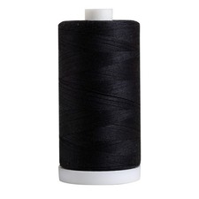 100 Cotton Sewing Quilting Thread 50Weight 1200 Yard Spool Black Craft
