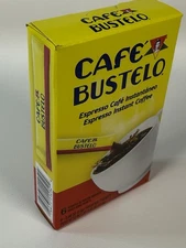 ☕ Cafe Bustelo Instant Espresso Coffee 6 Sticks - Comb.SHIP +$1/ea