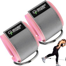 Gradient Fitness Ankle Straps for Cable Machines, Adjustable, 2 Pack