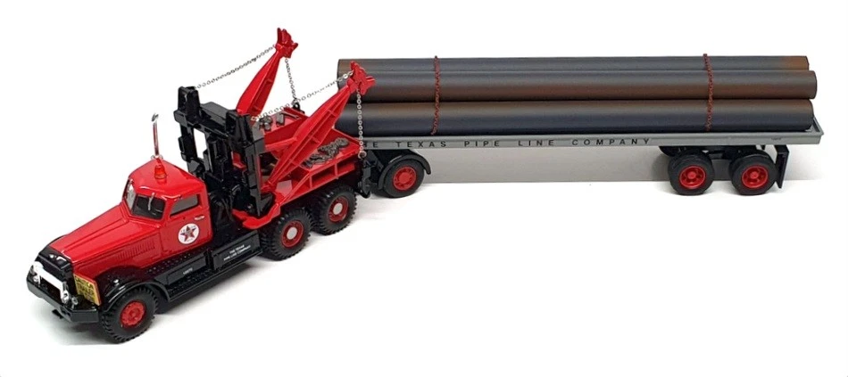 Remolque grúa Corgi escala 1/50 55610 - Diamond T980 y tuberías "Texaco" - rojo Foto 4 de 4