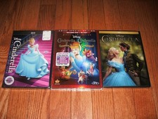 Brand New Sealed. Disney's Cinderella set of 4 on DVD. I, II, III Live Action.