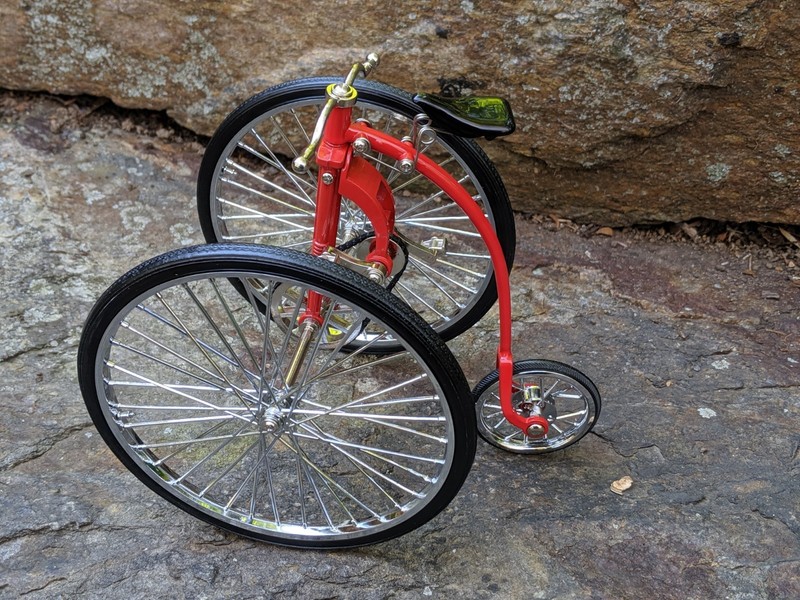 Miniature Otto Dicycle 1:10 Scale Fully Functional NEW