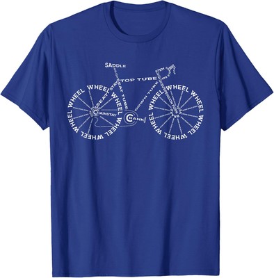 Bicycle Amazing Anatomy Cycling Bicycle Lovers  Unisex T-Shirt
