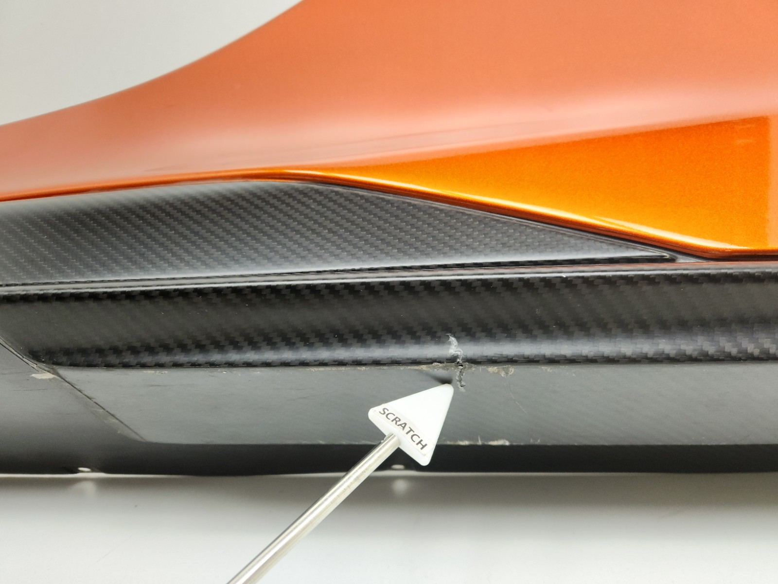 2015-2017 MCLAREN 675LT LEFT ROCKER SIDE QUARTER ROCKER PANEL CARBON FIBER OEM