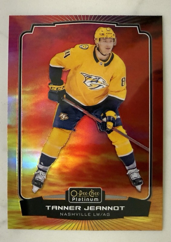 2022-23 O-Pee-Chee Platinum Sunset Tanner Jeannot Nashville Predators #40