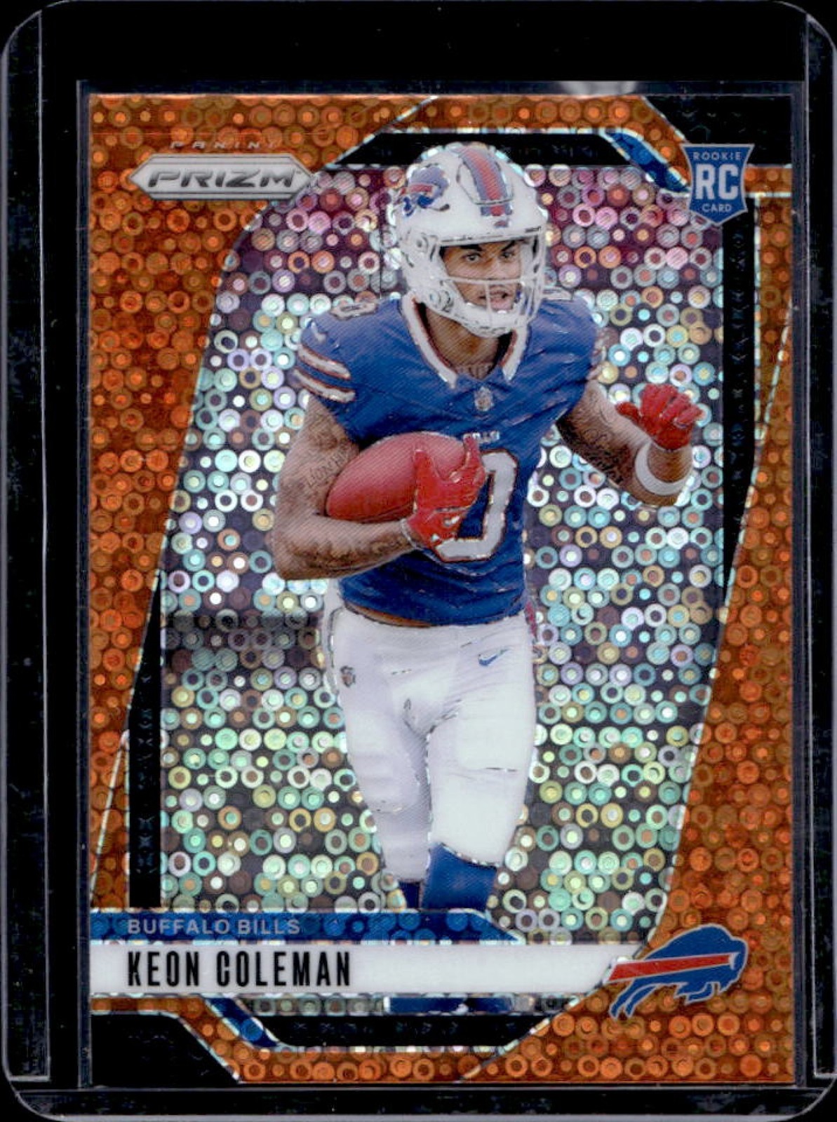 2024 Prizm Keon Coleman RC Disco Rookie #362 Bills
