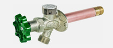Prier C-144D10 Frost Free Anti-Siphon Outdoor Wall Hydrant, 10-Inch