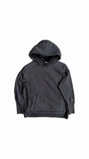 Alo Yoga Women  s Cotton Fleece Lined Black Hoodie Size Medium Pullover Active