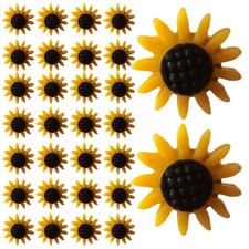 60 PCS Simulated Sunflower Pushpin Bulletin Board Thumbtack Pins Pushpins