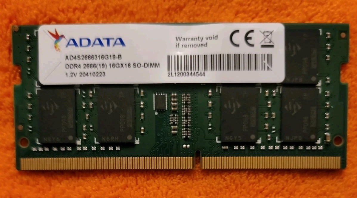 ADATA DDR4 SDRAM 16 GB Capacity per Module Memory (RAM) for sale