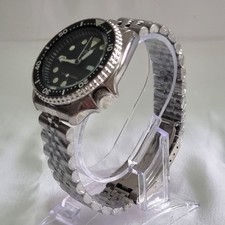 Seiko SKX007 Serviced diver, fitted with a new jubilee bracelet, free dive strap