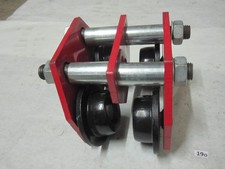 Unistrut Trolley 4 Wheels Heavy Duty Manual Hoist Push Beam Crane Lift Garage 2T