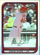 2008 Bowman Chrome Refractors #25 Adam Dunn - BB