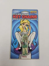 1990s hook ups Cigarette Scout Girl Guide Diecast Skateboard Keychain 005 New