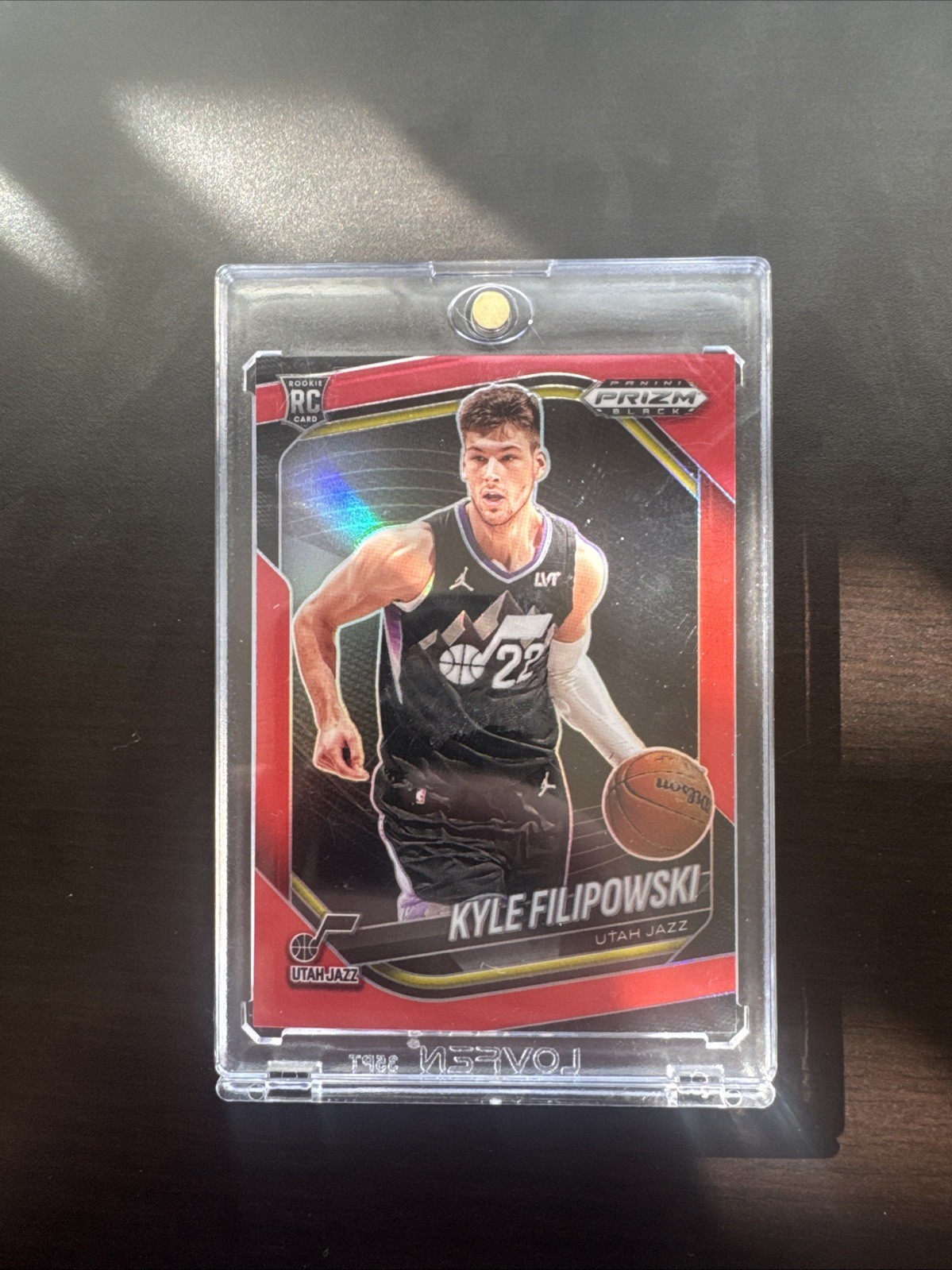 2024-25 Panini Prizm Black - Kyle Filipowski Rookie #125 Red Prizm /299 (RC)