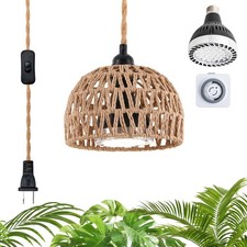 Indoor Full Spectrum Grow Lights with Timer  15FT Cord for Plants 30W