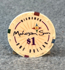 Mohegan Sun in Connecticut.  $1 Poker Casino Chip