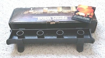 BODA SMIDE SMITHY CAST IRON Taper CANDLE HOLDER Rolf Sinnemark 13'' L 1970s Rare