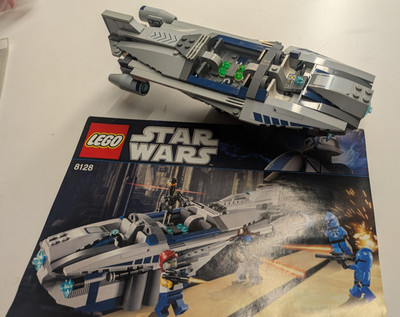 RAR!! LEGO Star Wars Cad Bane's Speeder 8128 OHNE FIGUREN