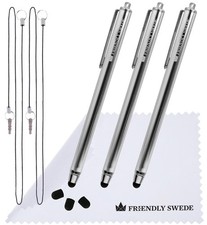 The Friendly Swede Stylus Pen for Touchscreen 3-Pack 5.5" High Precision