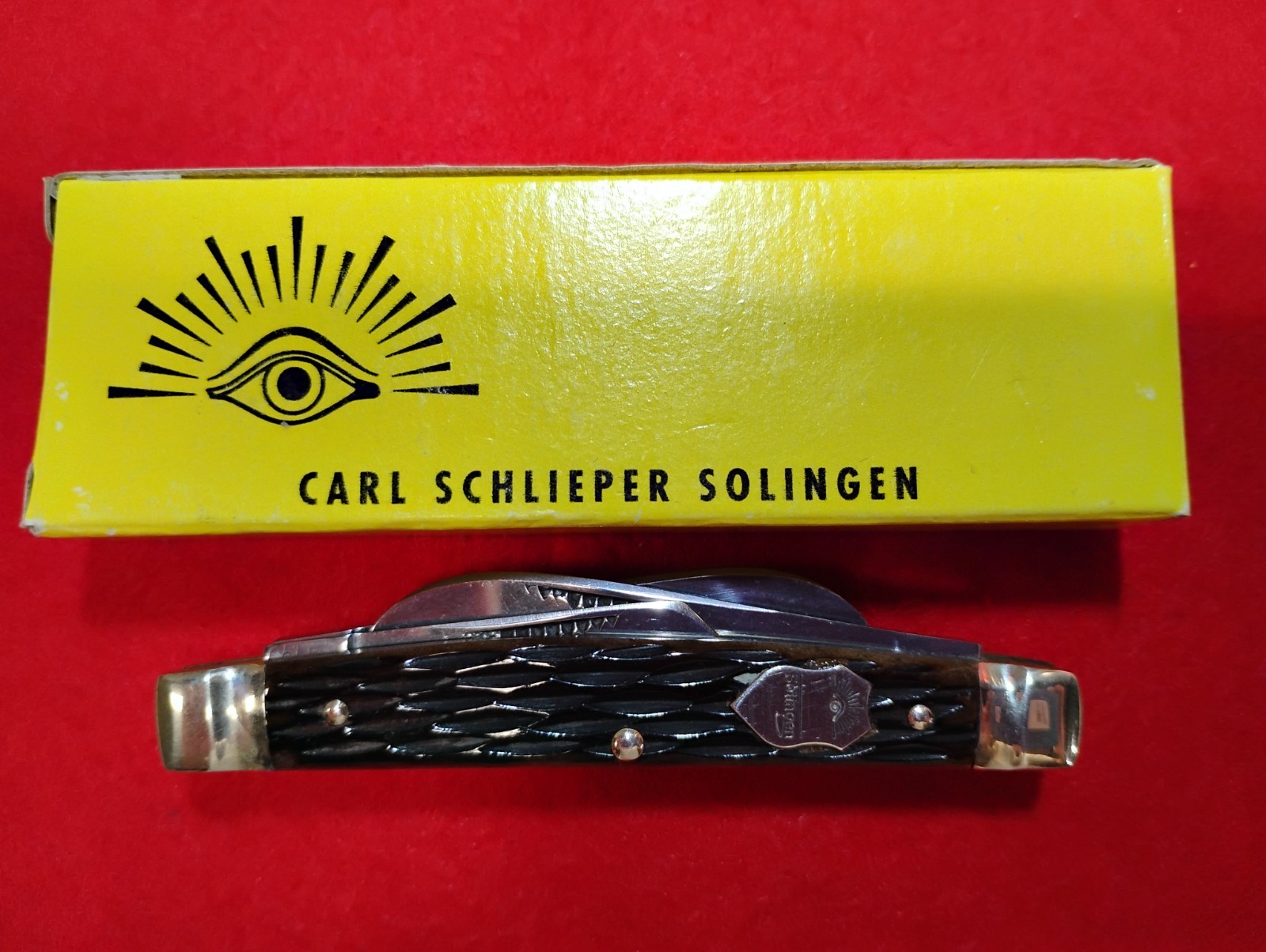 German Eye Carl Schleiper 4 blade medium congress pocket knife