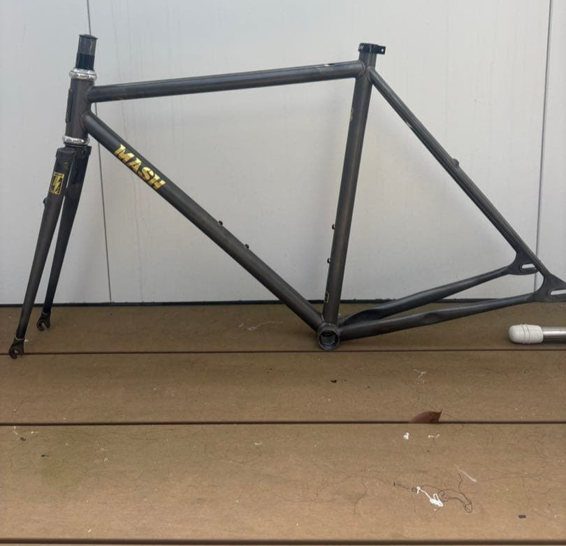 MASH STEEL Sサイズ　フレームのみ　クリスキング MASH Steel Freme Set Single Speed Track w/Chris King Size XS From
