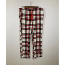 Old Navy Plaid Flannel Pajama Pants Lounge Sleepwear Red Blue White Size S