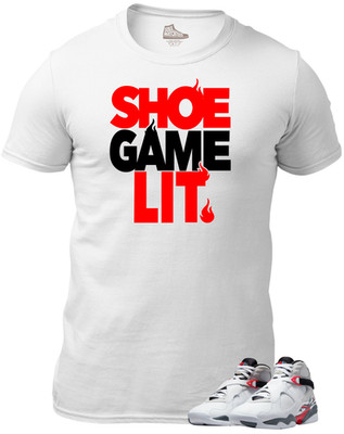 Shirt To Match Jordan 8 Bugs Bunny Sneaker Match Tees White - Shoe