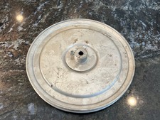 Vintage 8.75 Steel V Belt Pulley 38 Bore Single Groove Set Screw Hub Vintage 8.75 Steel V Belt Pulley 38 Bore Single Groove Set Screw Hub