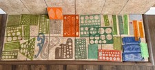Lot Of Vintage Templates, Berlin Rapidesign, Vertical Lettering Guide, Timesaver