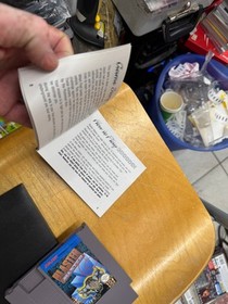 JEU NINTENDO NES BLASTER MASTER VERSION PAL FRA sans boite mais avec notice