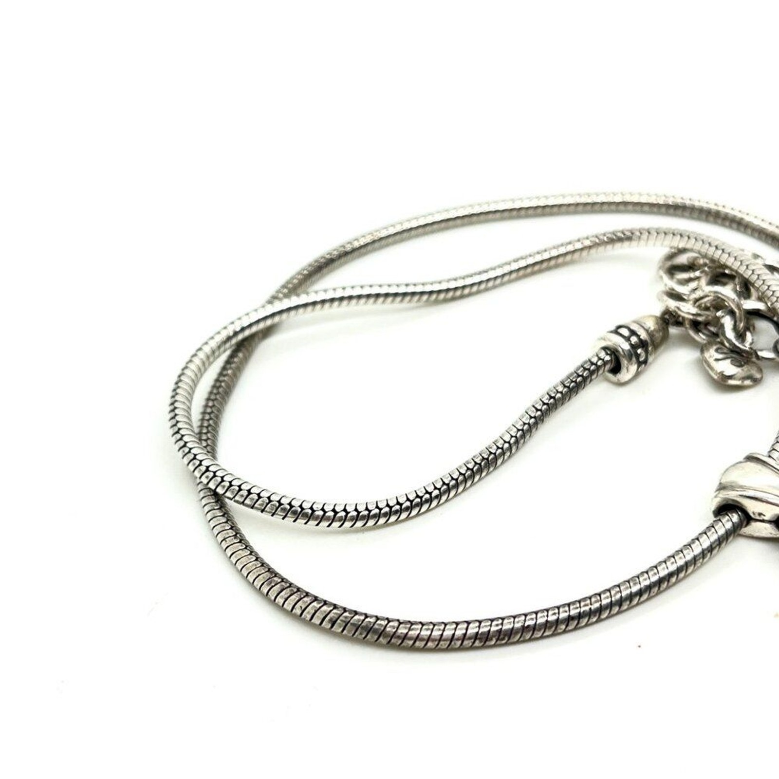 Brighton Silver Scroll Rectangle Pendant Necklace… - image 10