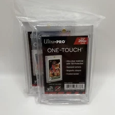 Ultra Pro One-Touch Thick Card 260pt Point Magnetic Card Holder - LOT of 2