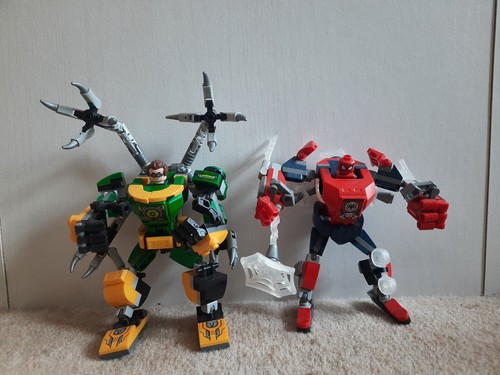 Lego Marvel - Set 76198 Spiderman & Dr Octopus Mech Battle complete pre-owned - Picture 11 of 11