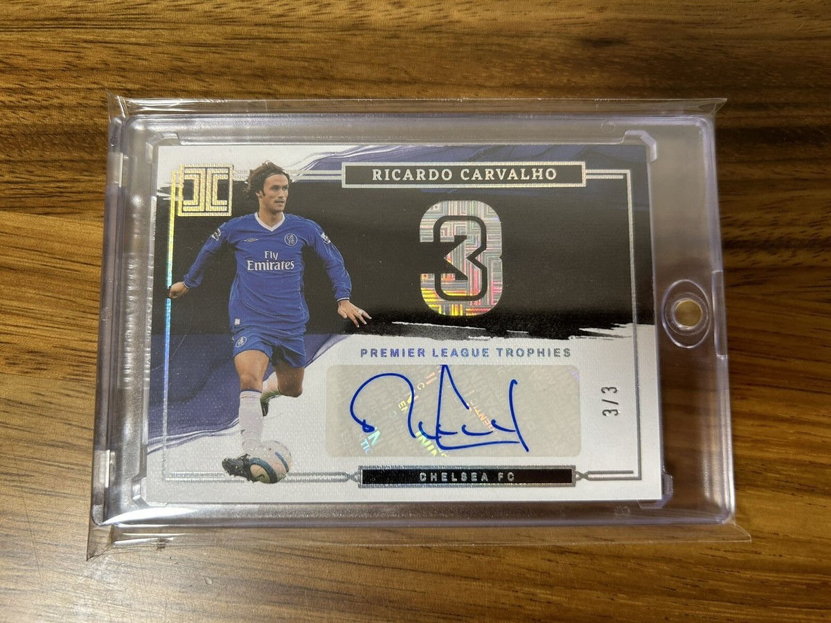 Ricardo Carvalho Stats AUTO #3/3 SSP 2022-23 Panini Impeccable