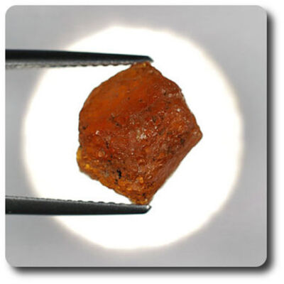Grenat Hessonite Naturelle D'Afrique 1.38 Ct - Taille Coussin - Qualité VS1