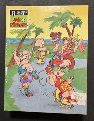 Alvin and The Chipmunks Chipettes 1990 Beach Skating 100