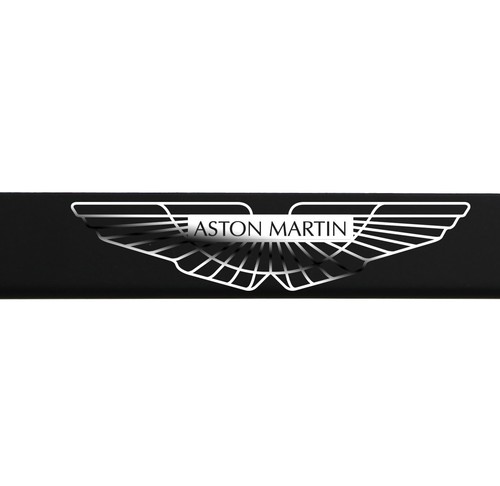 Laser Engrave Aston Martin Logo Mirror Matte Black License Frame Stainless Steel - Bild 5 von 11