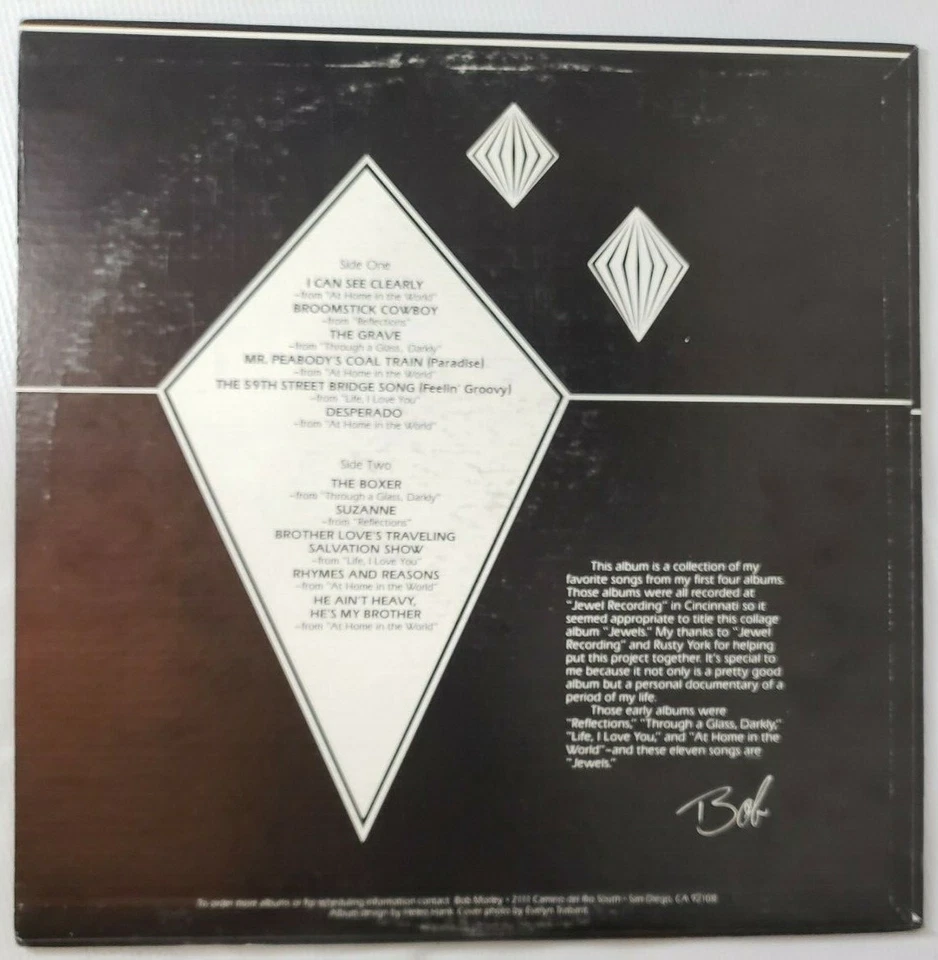 Vintage Jewels By Bob Morley Side Two Stereo  Vinyl LP Jewel Records  Foto 2 de 4