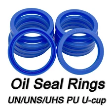 UN/UNS/UHS PU U-cup Piston Hydraulic Rod Oil Seal Rings Ø 6-175mm Height 5-10mm