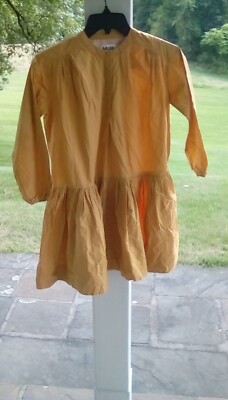 cutest! molo mustard dress girls 122/128 7/8 for fall or back to school! modest