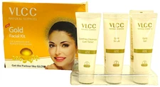 VLCC Natural Sciences Gold Facial Kit for Luminous and Radiant Complexion 60g