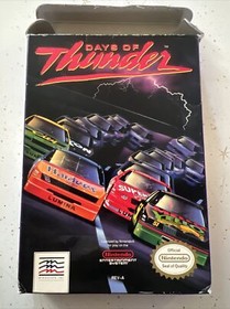 D&iacute;as de trueno con caja y espuma de poliestireno. Nintendo NES