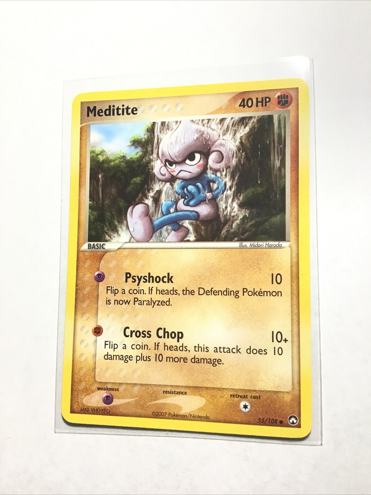 MEDITITE - 55/108 - Power Keepers - Pokemon Card - LP