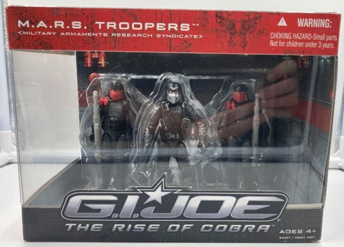 G.I. Joe: The Rise Of Cobra - Action Figure Snake Eyes Con Moto Arashikage Cycle - Edizione Limitata M.A.R.S. Troopers